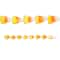 12 Pack: Yellow, Orange & White Candy Corn Glass Beads, 15mm by Bead Landing™